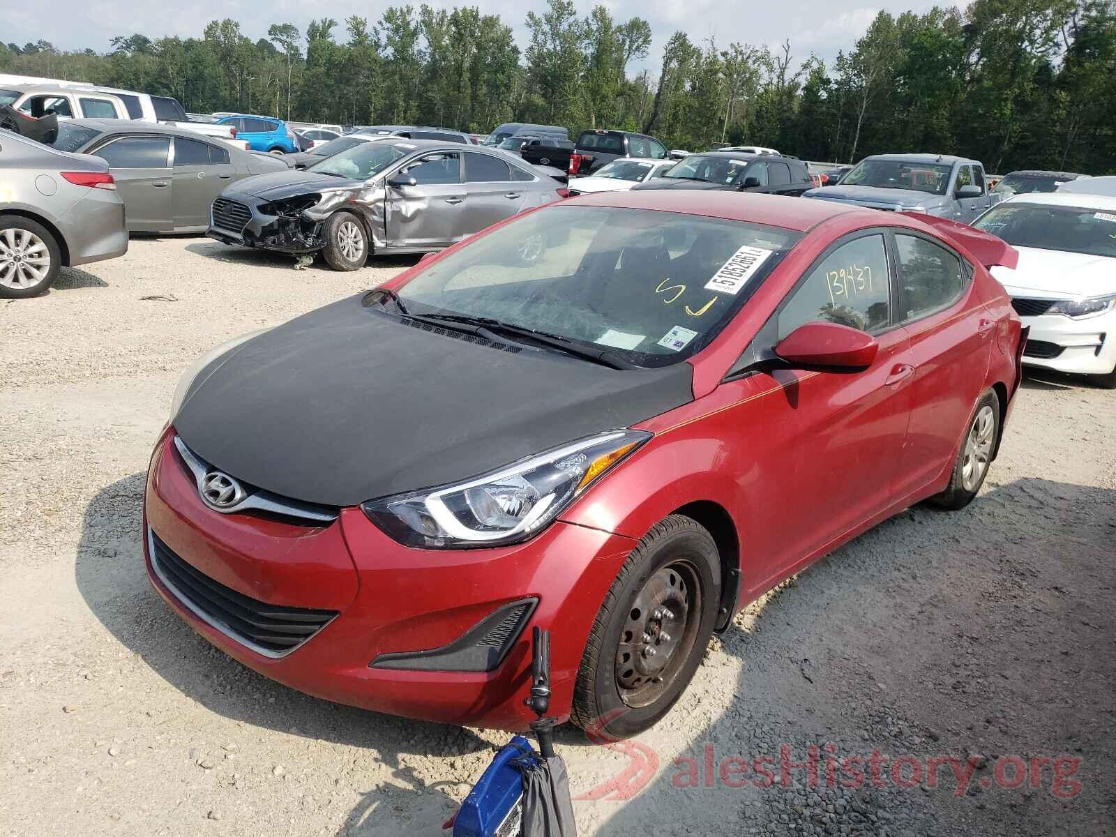 KMHDH4AE3GU545944 2016 HYUNDAI ELANTRA