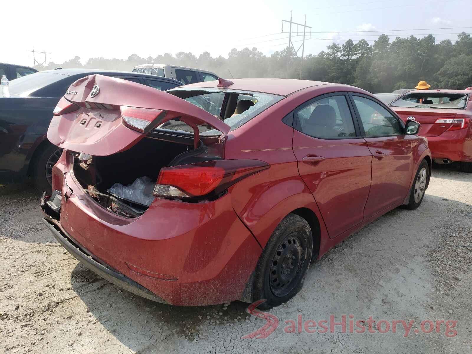 KMHDH4AE3GU545944 2016 HYUNDAI ELANTRA