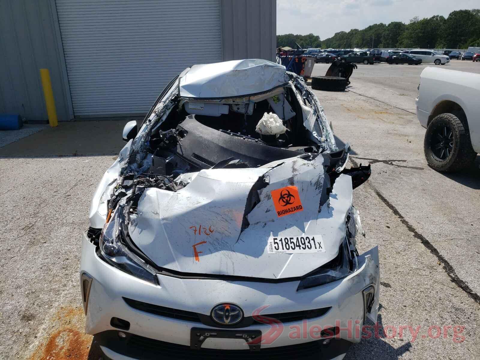 JTDL9MFU7M3022697 2021 TOYOTA PRIUS