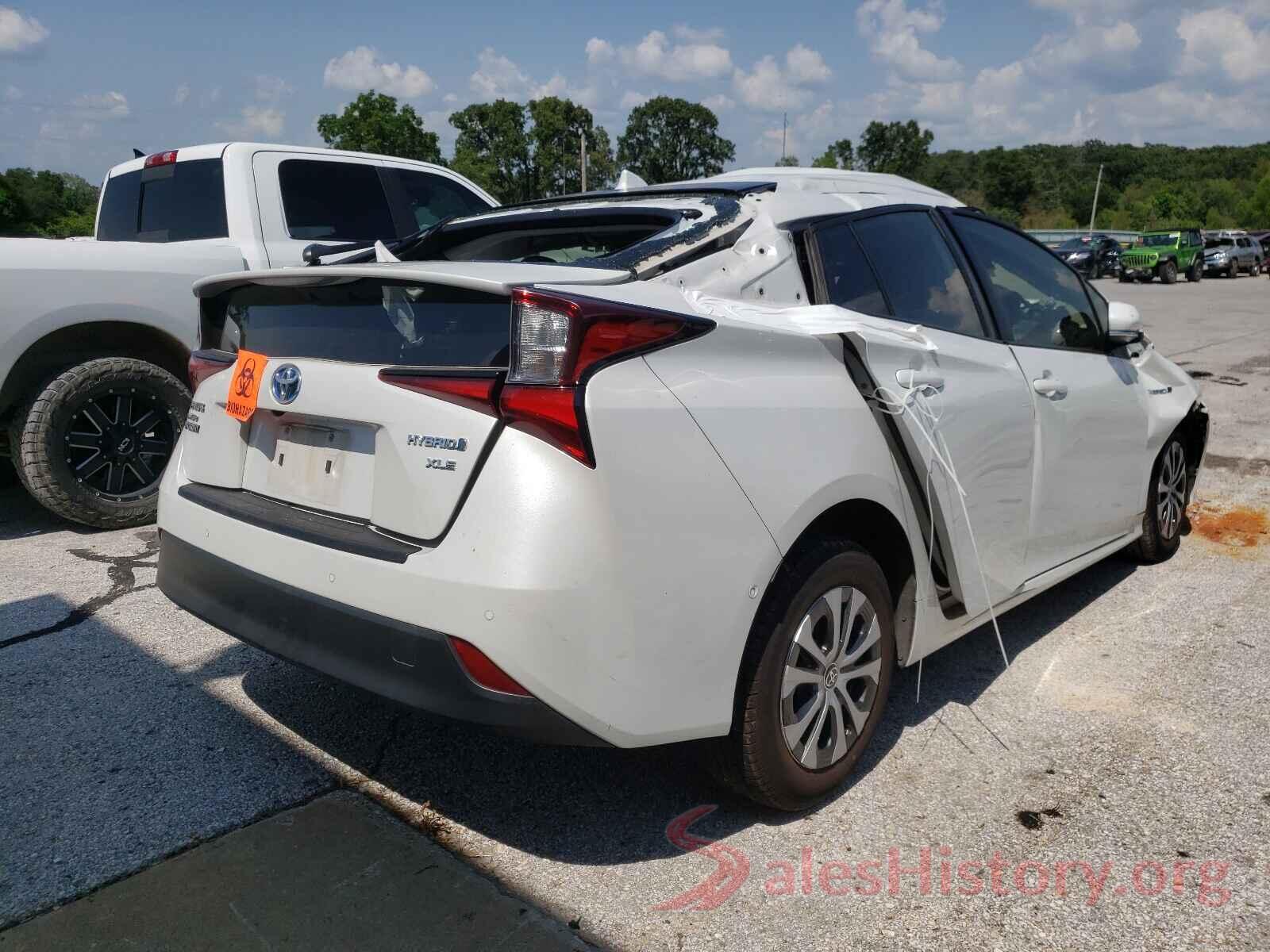 JTDL9MFU7M3022697 2021 TOYOTA PRIUS