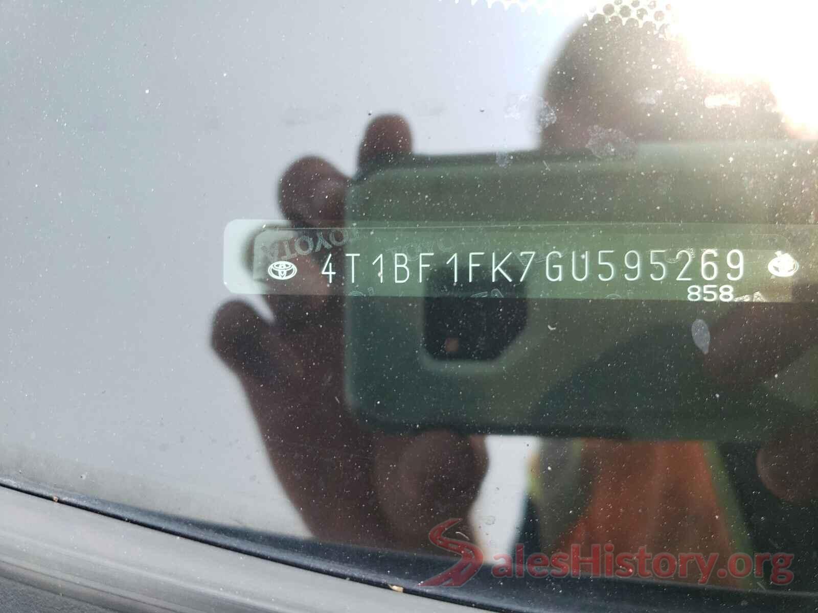 4T1BF1FK7GU595269 2016 TOYOTA CAMRY