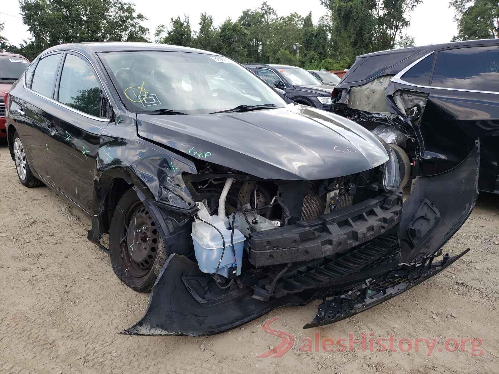 3N1AB7AP3HL719389 2017 NISSAN SENTRA