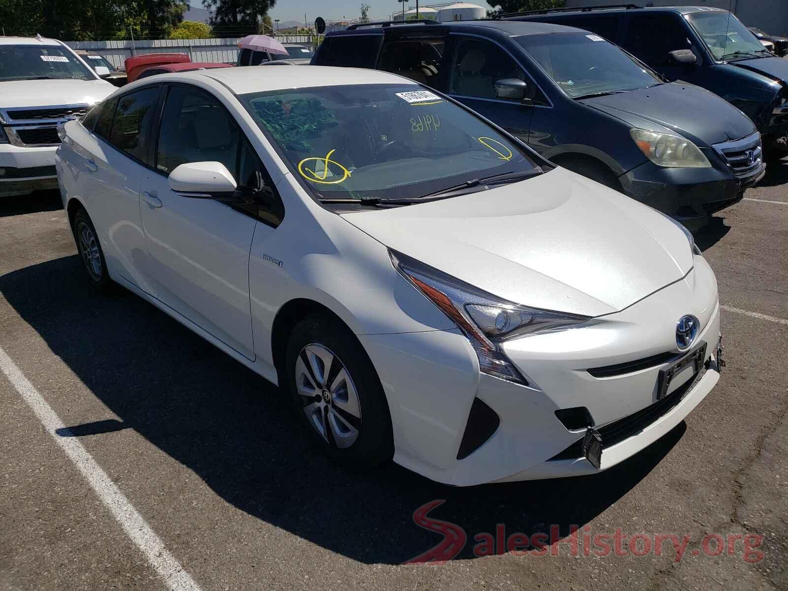 JTDKARFU5G3004185 2016 TOYOTA PRIUS