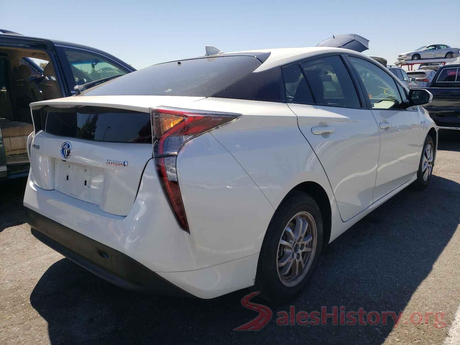 JTDKARFU5G3004185 2016 TOYOTA PRIUS