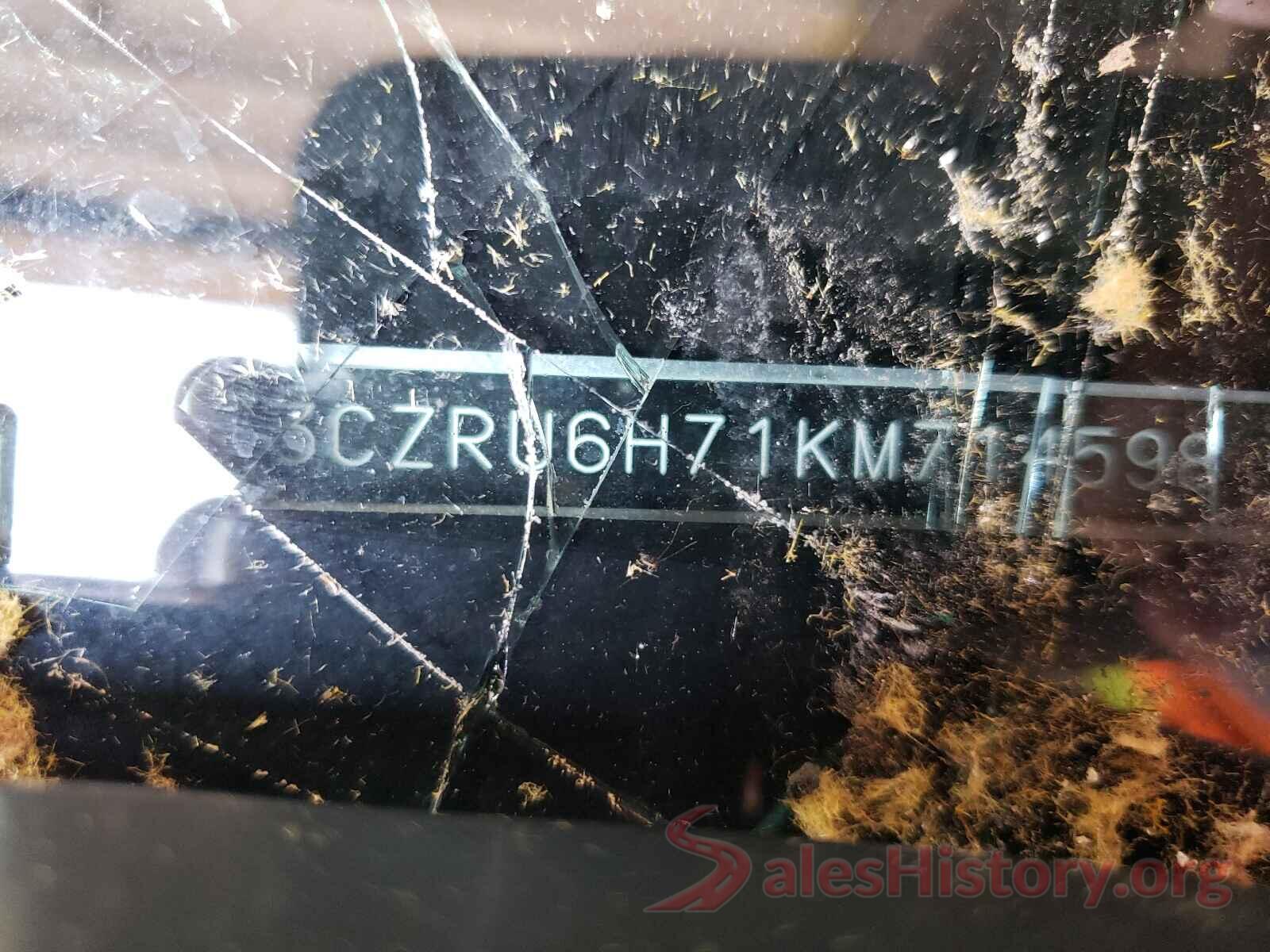 3CZRU6H71KM714598 2019 HONDA HR-V