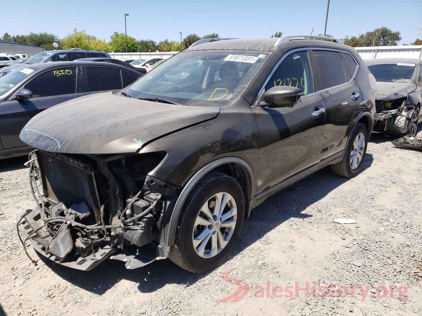 KNMAT2MT3GP729610 2016 NISSAN ROGUE