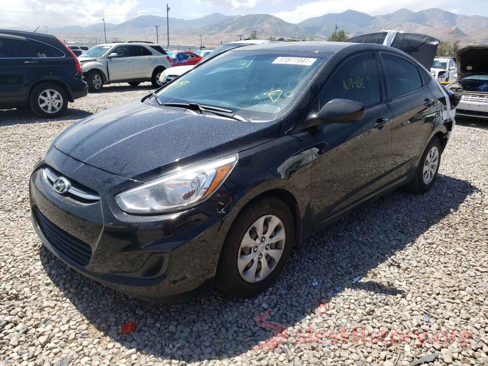 KMHCT4AE5GU157981 2016 HYUNDAI ACCENT