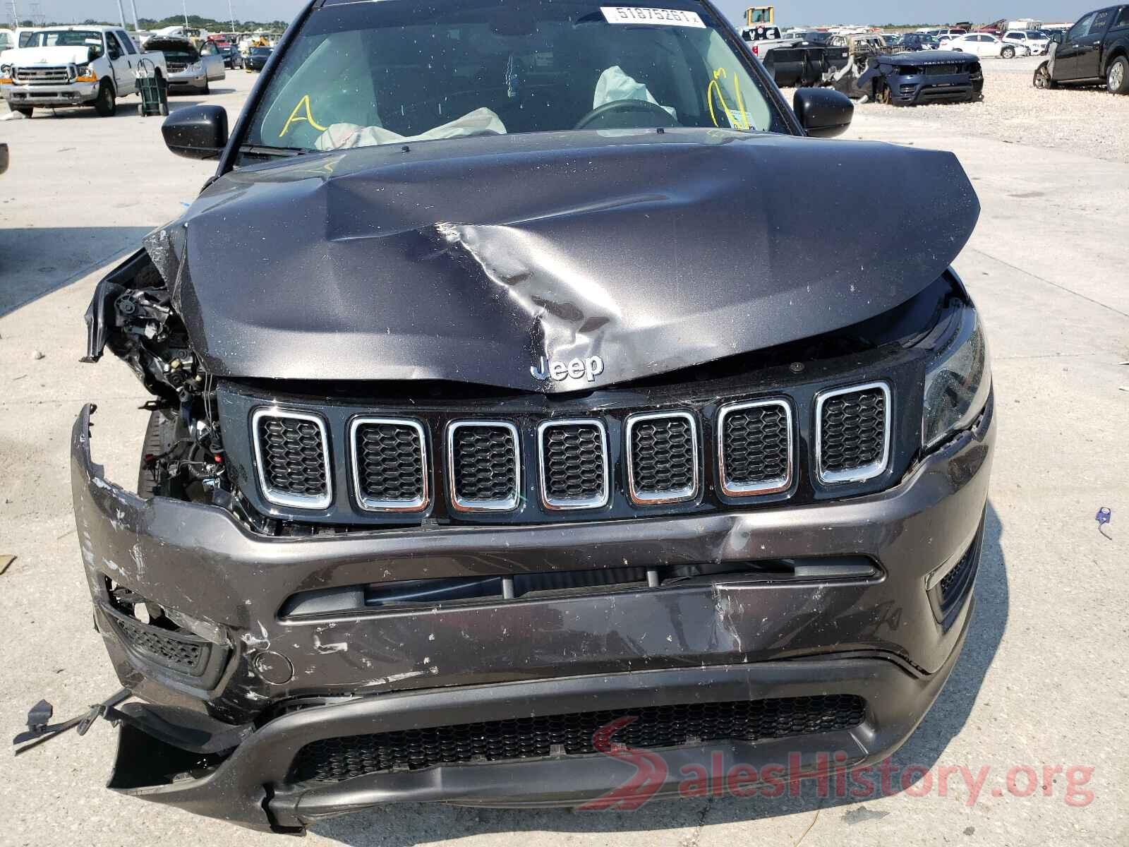 3C4NJCAB7MT535873 2021 JEEP COMPASS