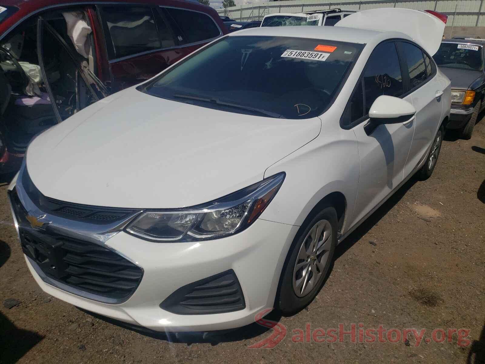 1G1BJ5SM2K7101806 2019 CHEVROLET CRUZE