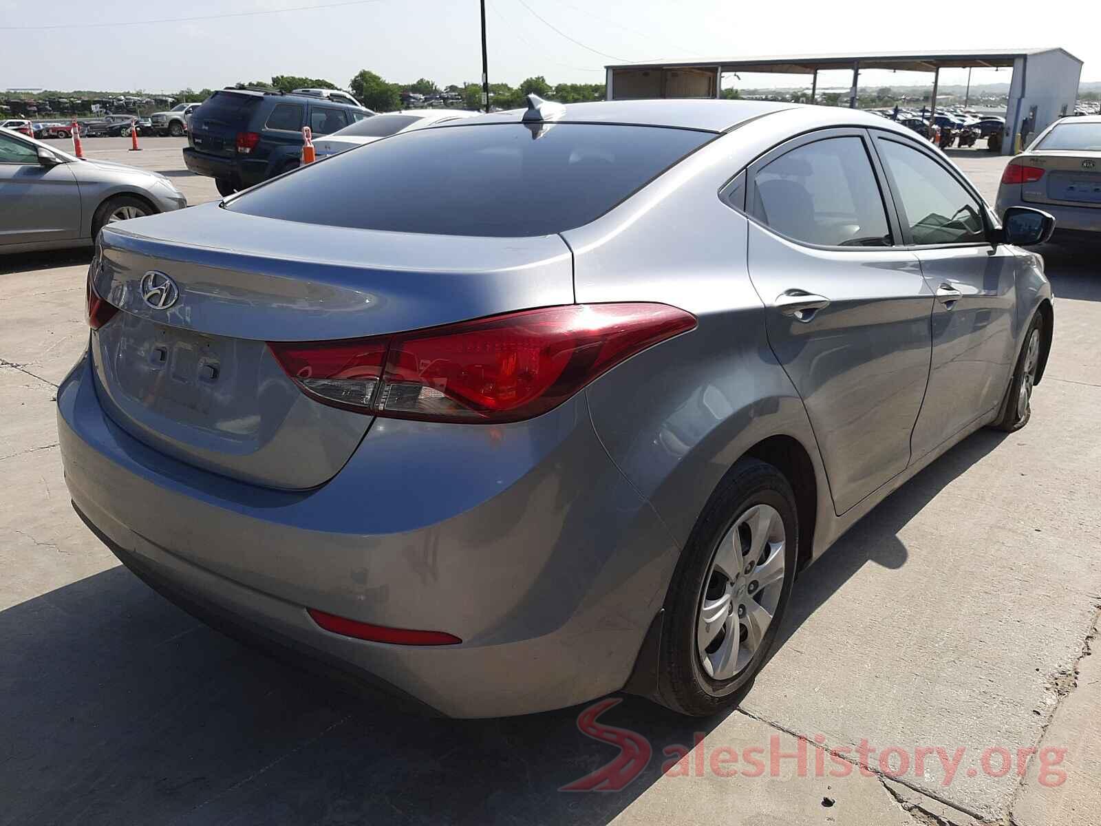 5NPDH4AE3GH730817 2016 HYUNDAI ELANTRA