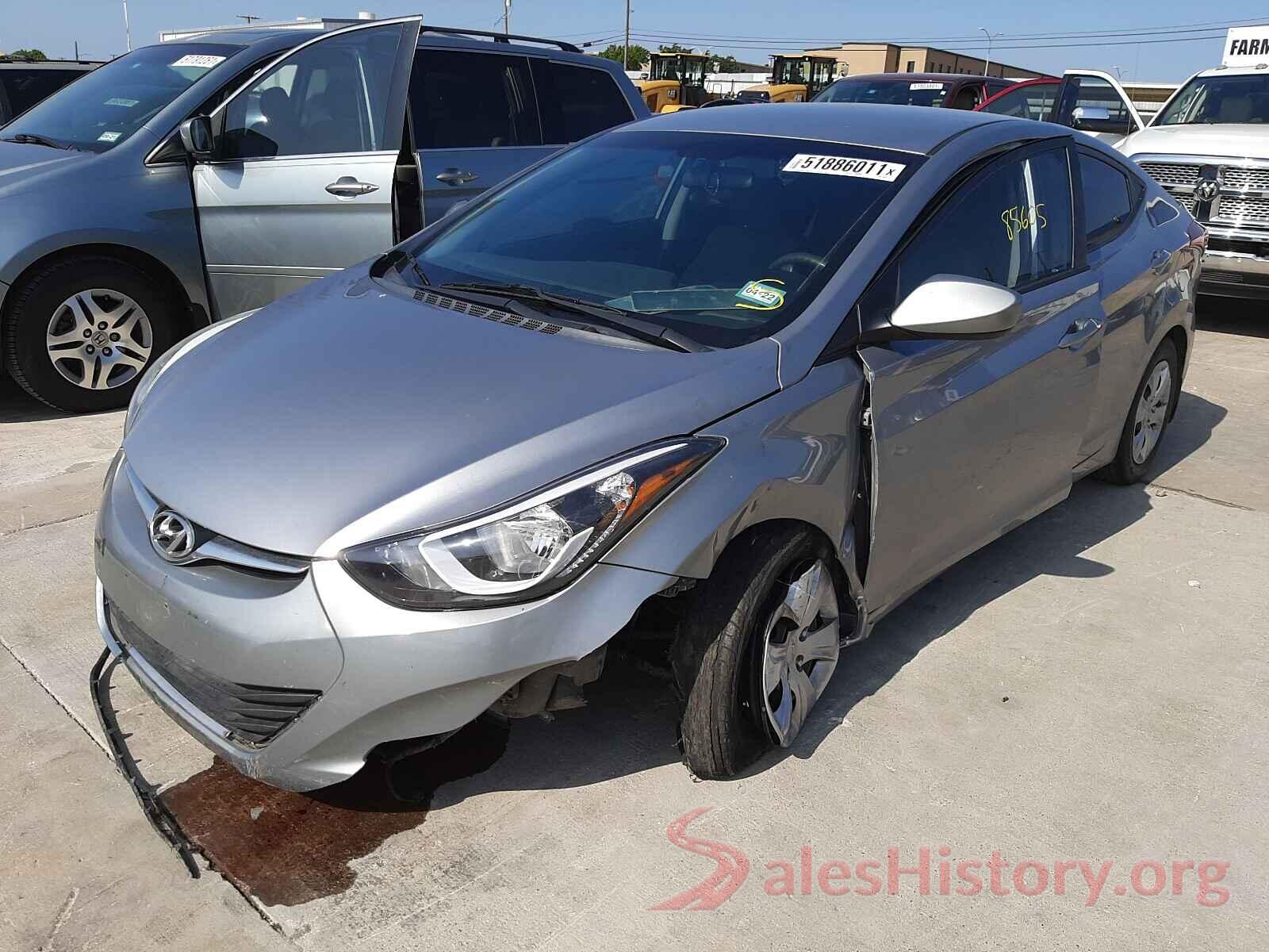 5NPDH4AE3GH730817 2016 HYUNDAI ELANTRA