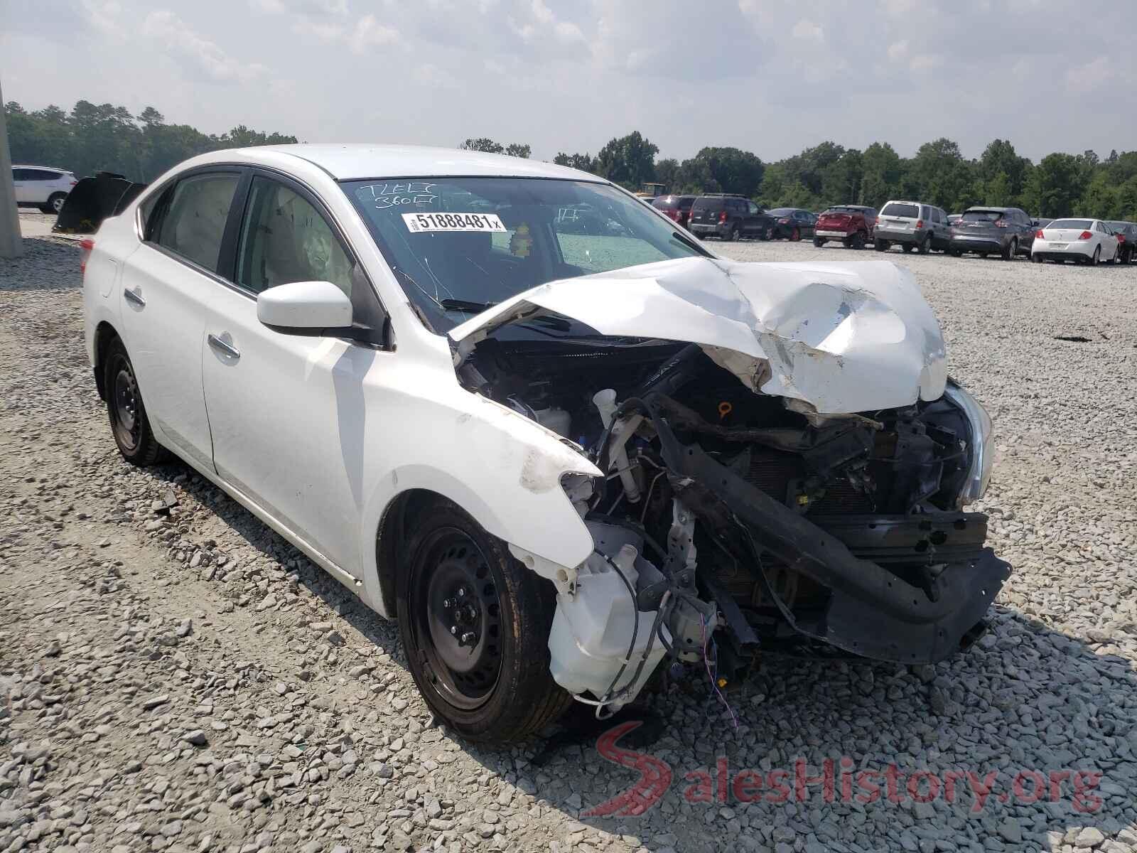 3N1AB7AP1FY333148 2015 NISSAN SENTRA