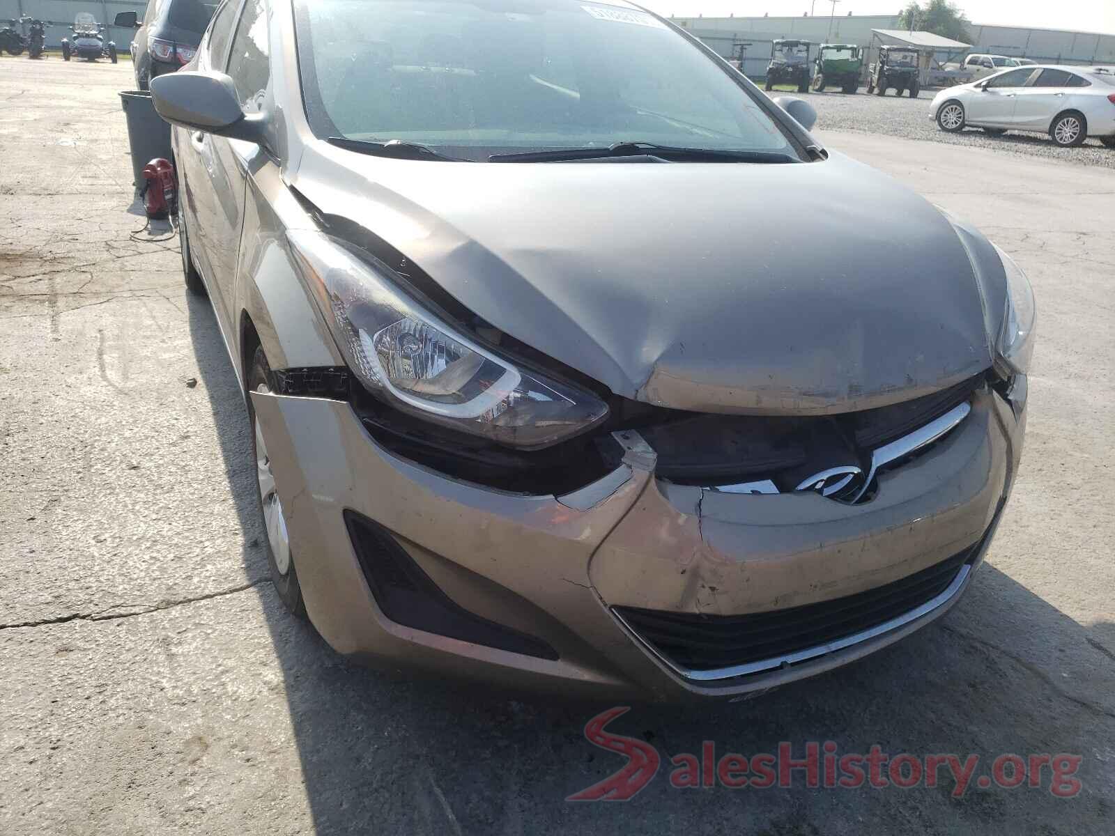 5NPDH4AE6GH746445 2016 HYUNDAI ELANTRA