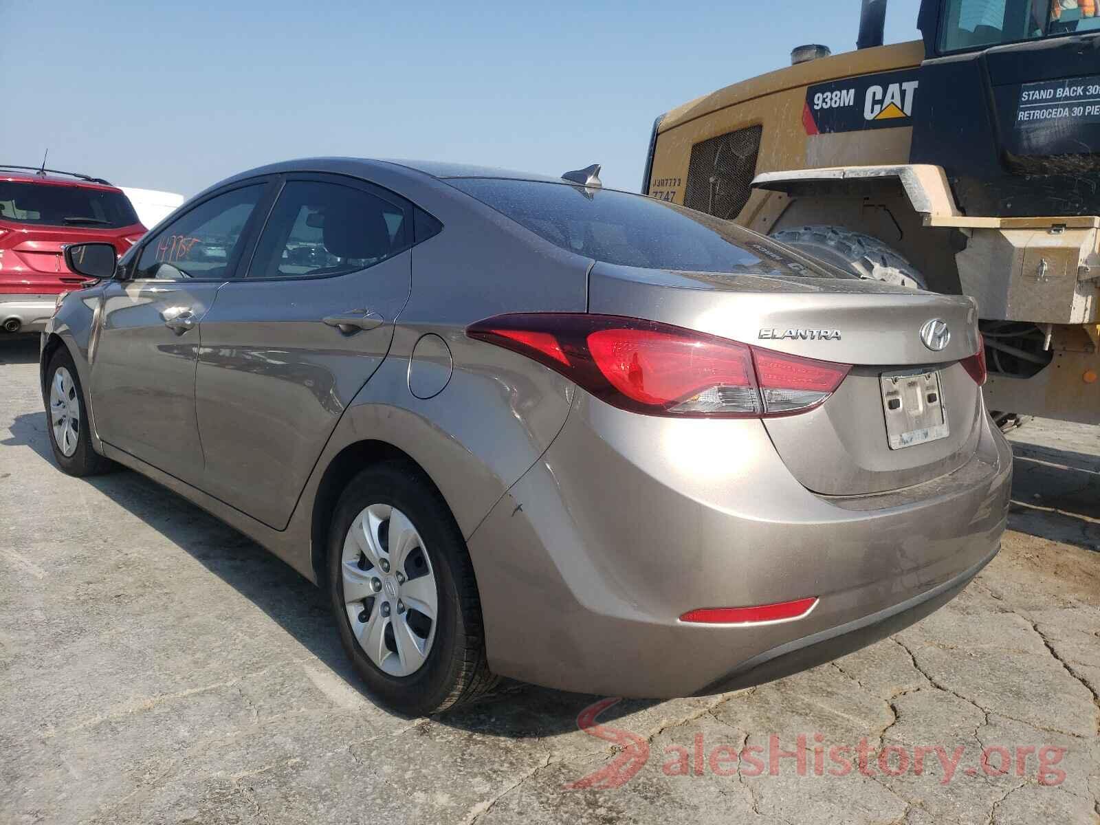 5NPDH4AE6GH746445 2016 HYUNDAI ELANTRA