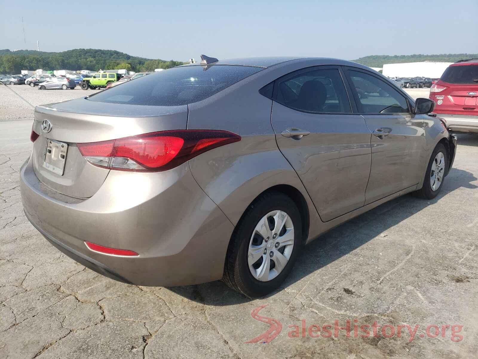 5NPDH4AE6GH746445 2016 HYUNDAI ELANTRA