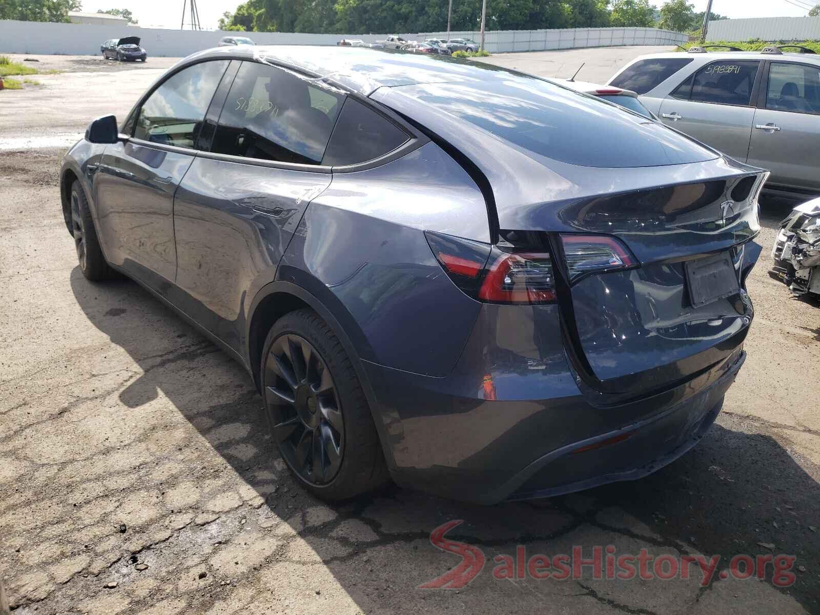 5YJYGAEE5MF142845 2021 TESLA MODEL Y