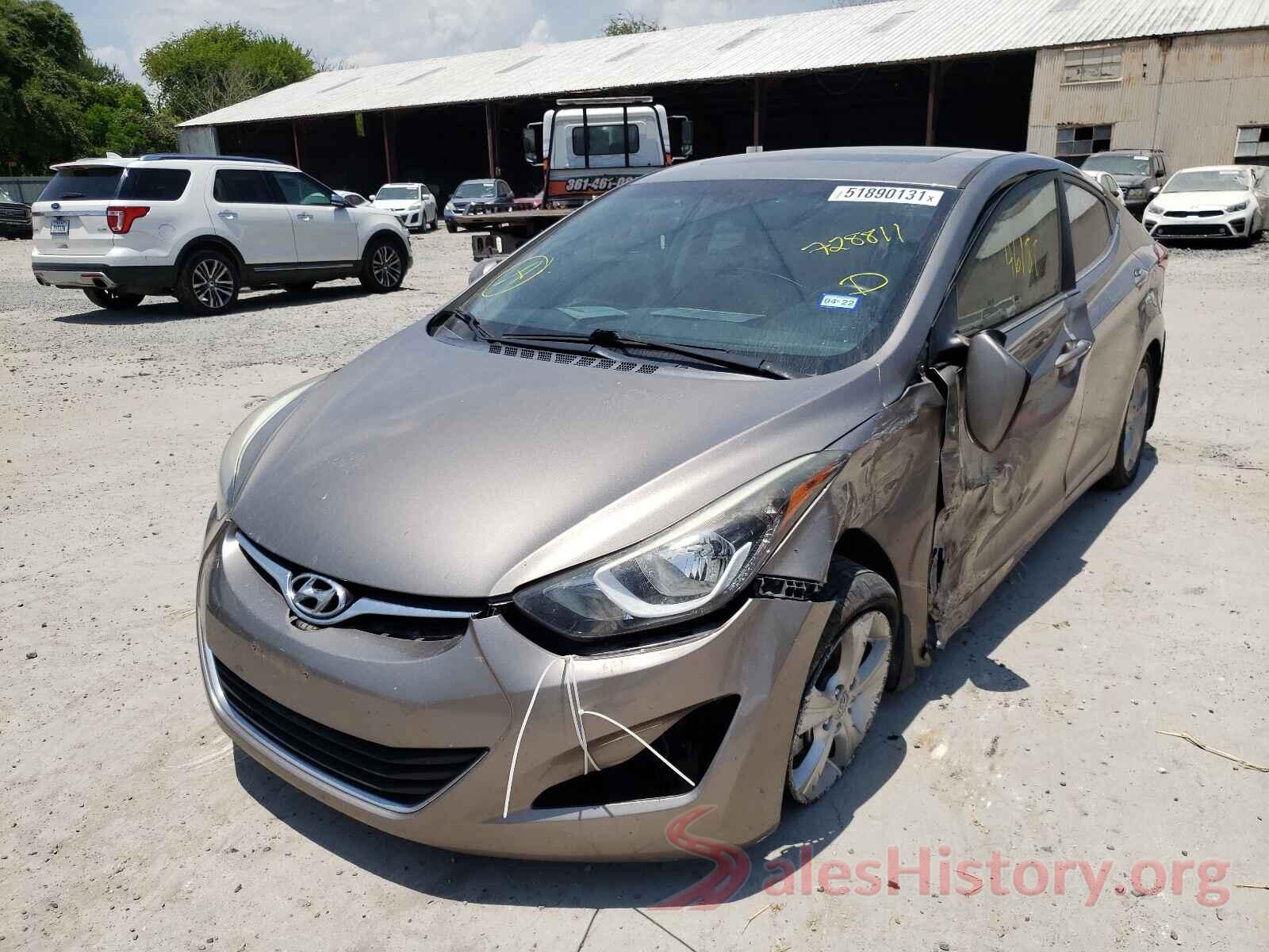 5NPDH4AE3GH728811 2016 HYUNDAI ELANTRA