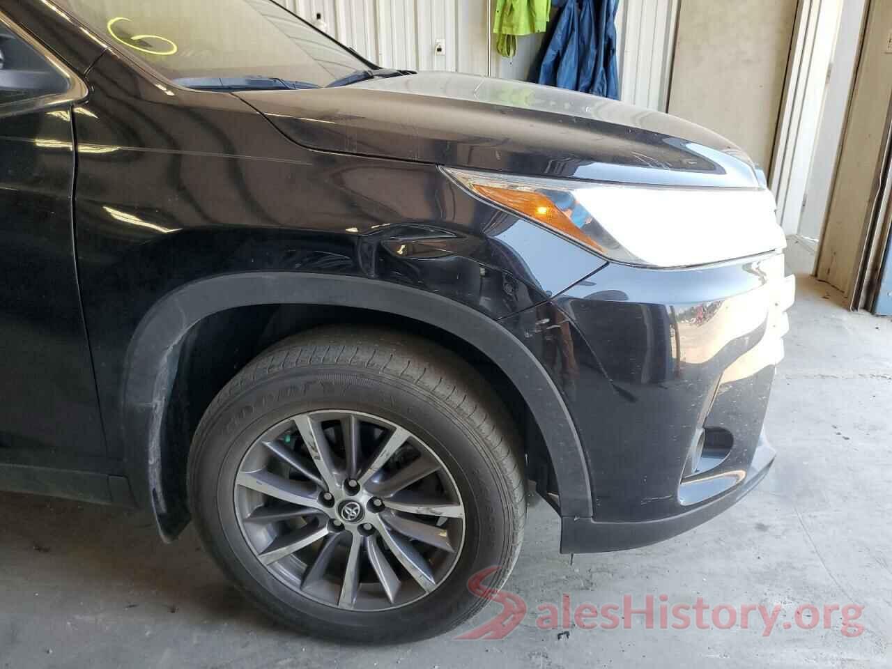 5TDJZRFH6KS584254 2019 TOYOTA HIGHLANDER