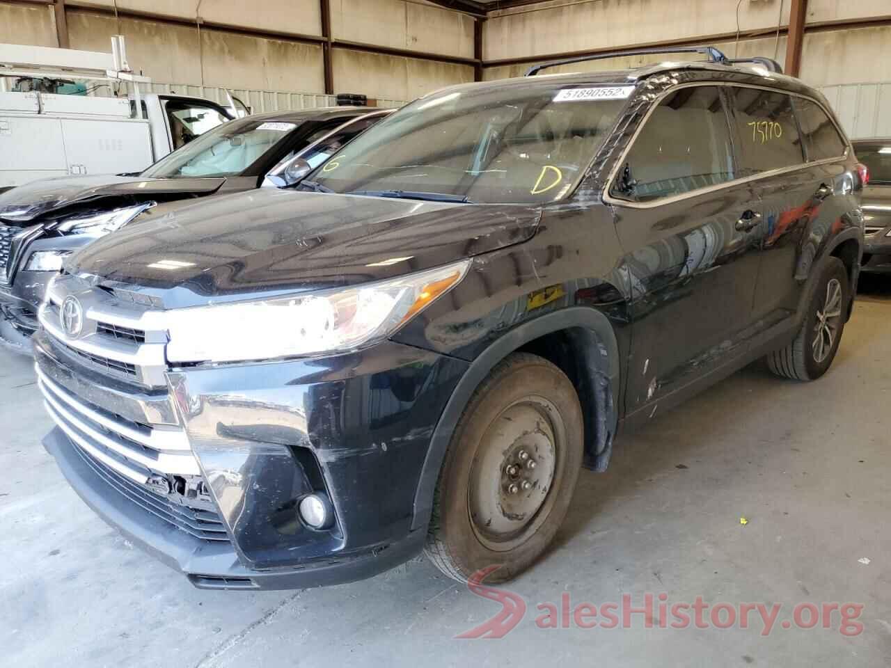 5TDJZRFH6KS584254 2019 TOYOTA HIGHLANDER