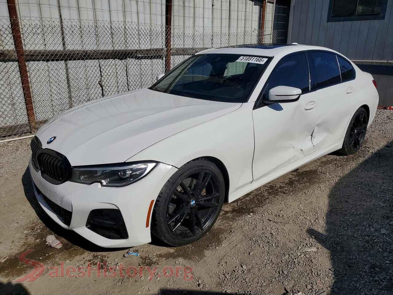 2021 BMW 3 SERIES VIN WBA5R1C05MFK52890, auction photo