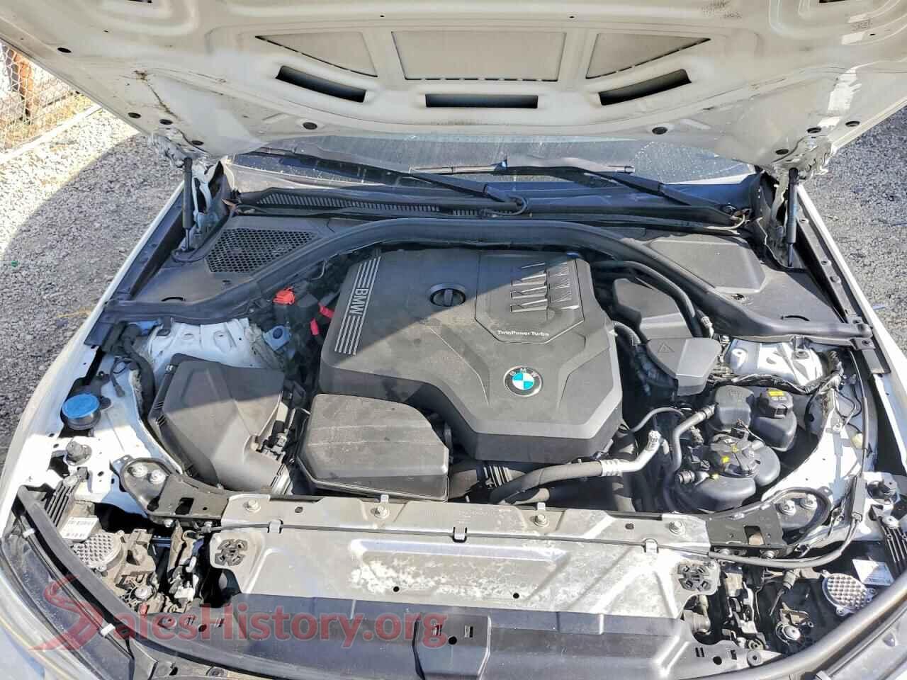 2021 BMW 3 SERIES VIN WBA5R1C05MFK52890, VIN plate