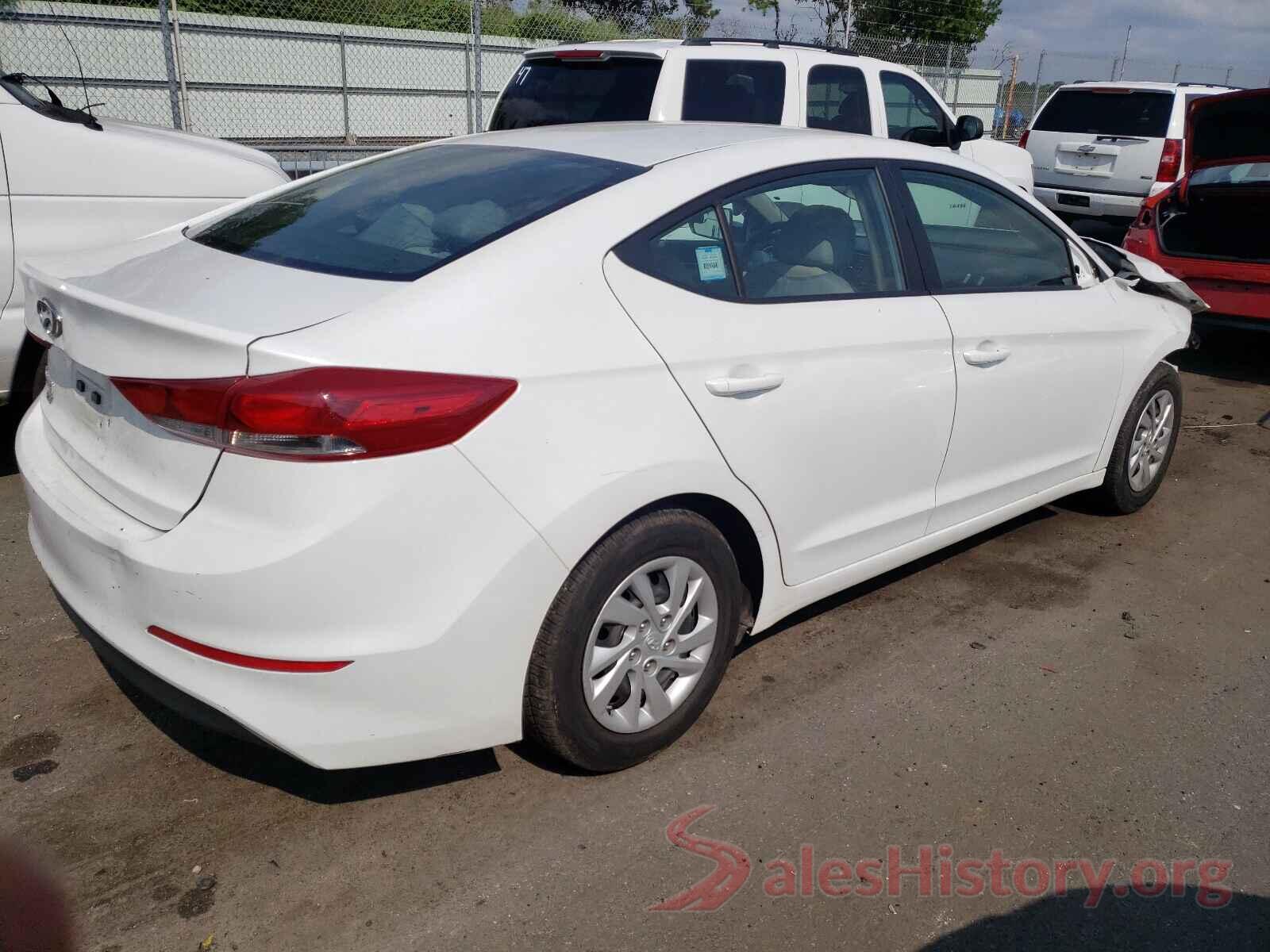 5NPD74LF3JH257050 2018 HYUNDAI ELANTRA