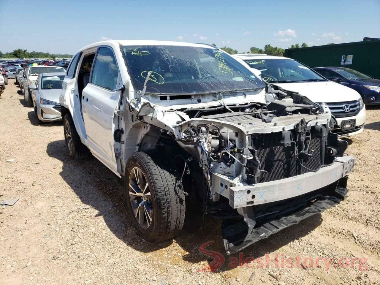 5TDJKRFH8GS337961 2016 TOYOTA HIGHLANDER