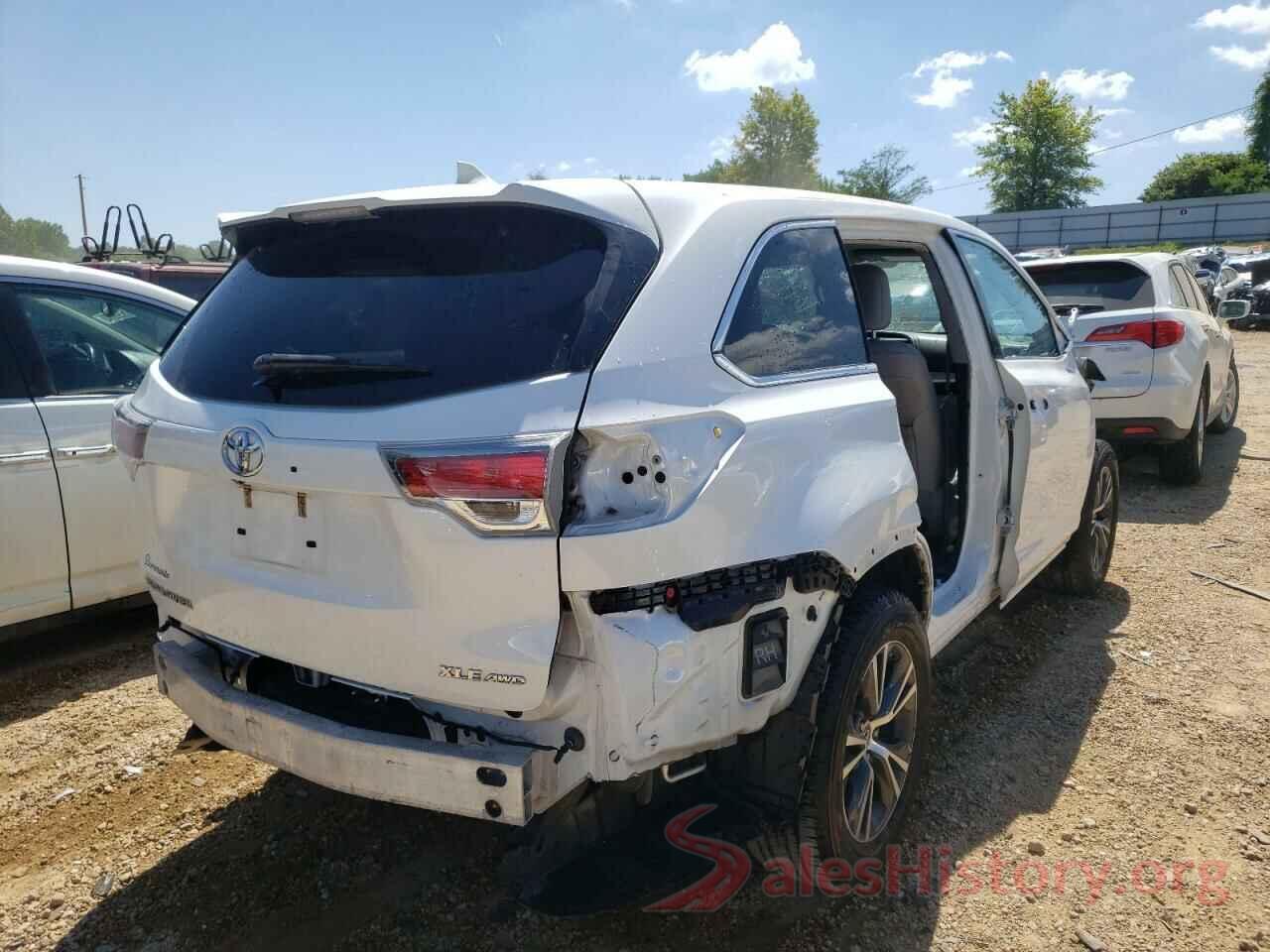 5TDJKRFH8GS337961 2016 TOYOTA HIGHLANDER