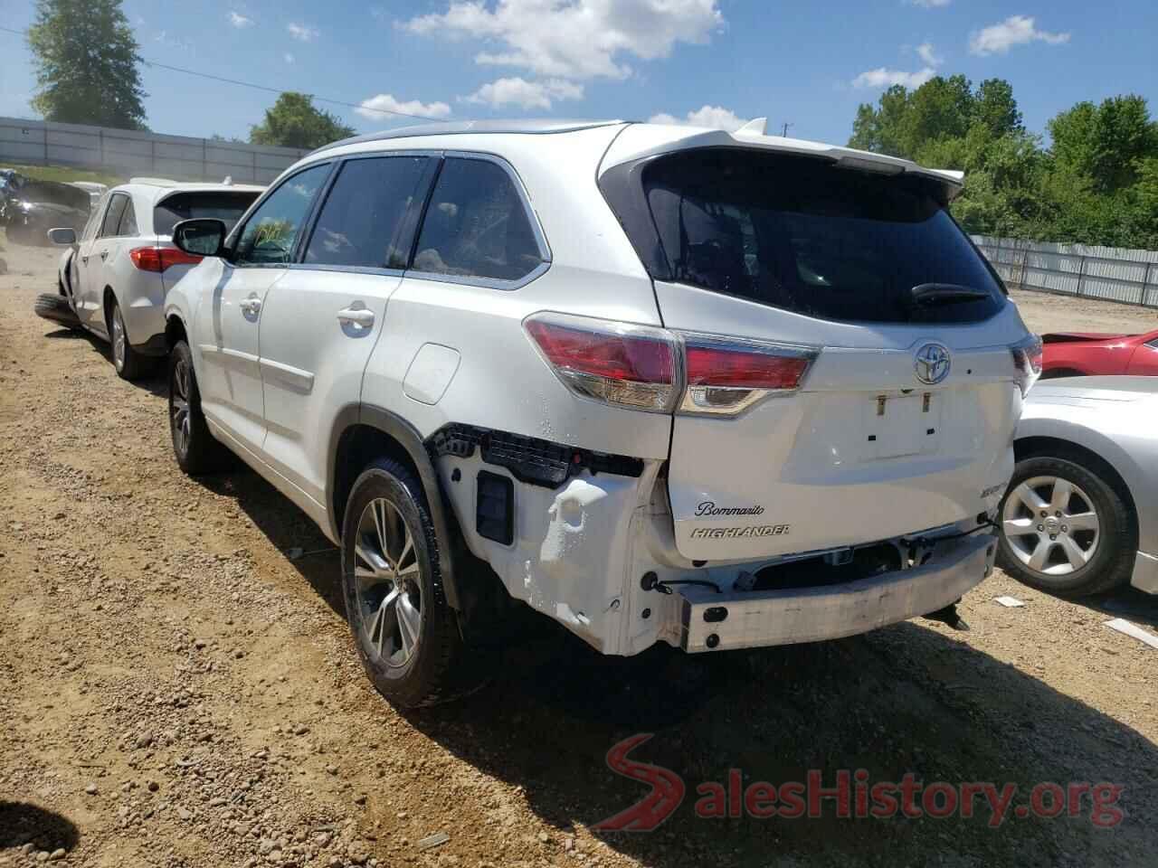 5TDJKRFH8GS337961 2016 TOYOTA HIGHLANDER