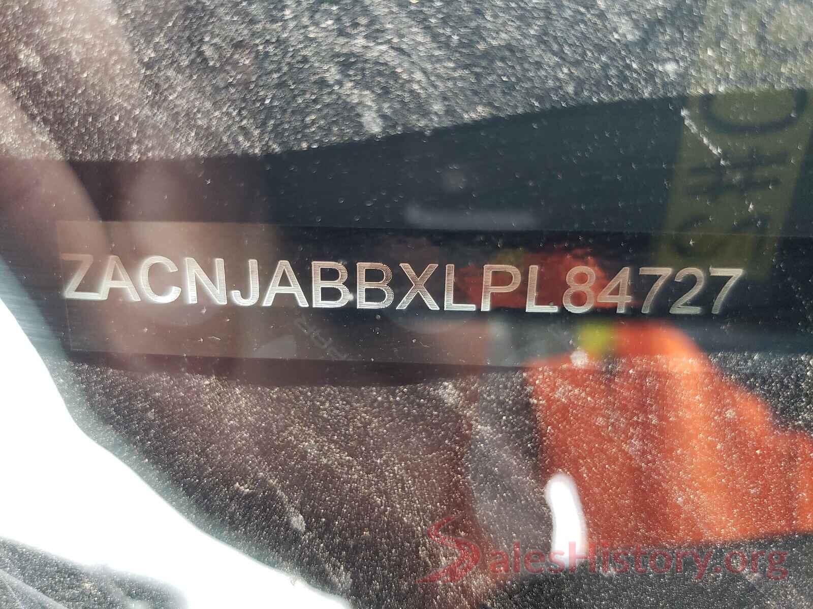 ZACNJABBXLPL84727 2020 JEEP RENEGADE