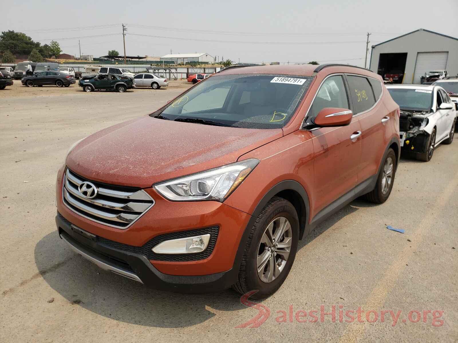 5XYZUDLB2GG365414 2016 HYUNDAI SANTA FE