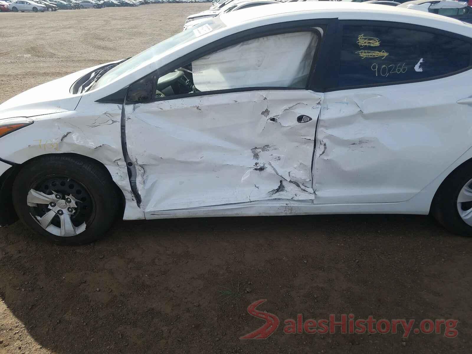 5NPDH4AE4GH728302 2016 HYUNDAI ELANTRA