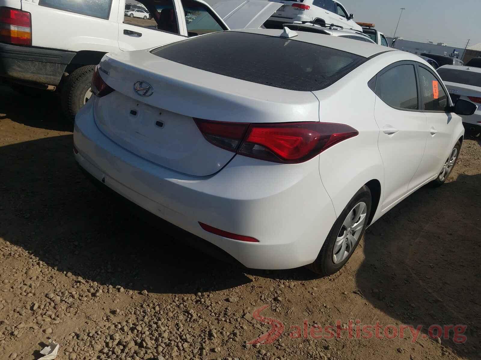 5NPDH4AE4GH728302 2016 HYUNDAI ELANTRA