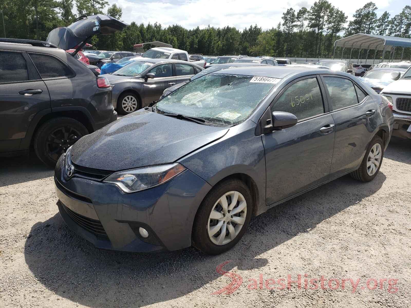 2T1BURHE1GC572051 2016 TOYOTA COROLLA