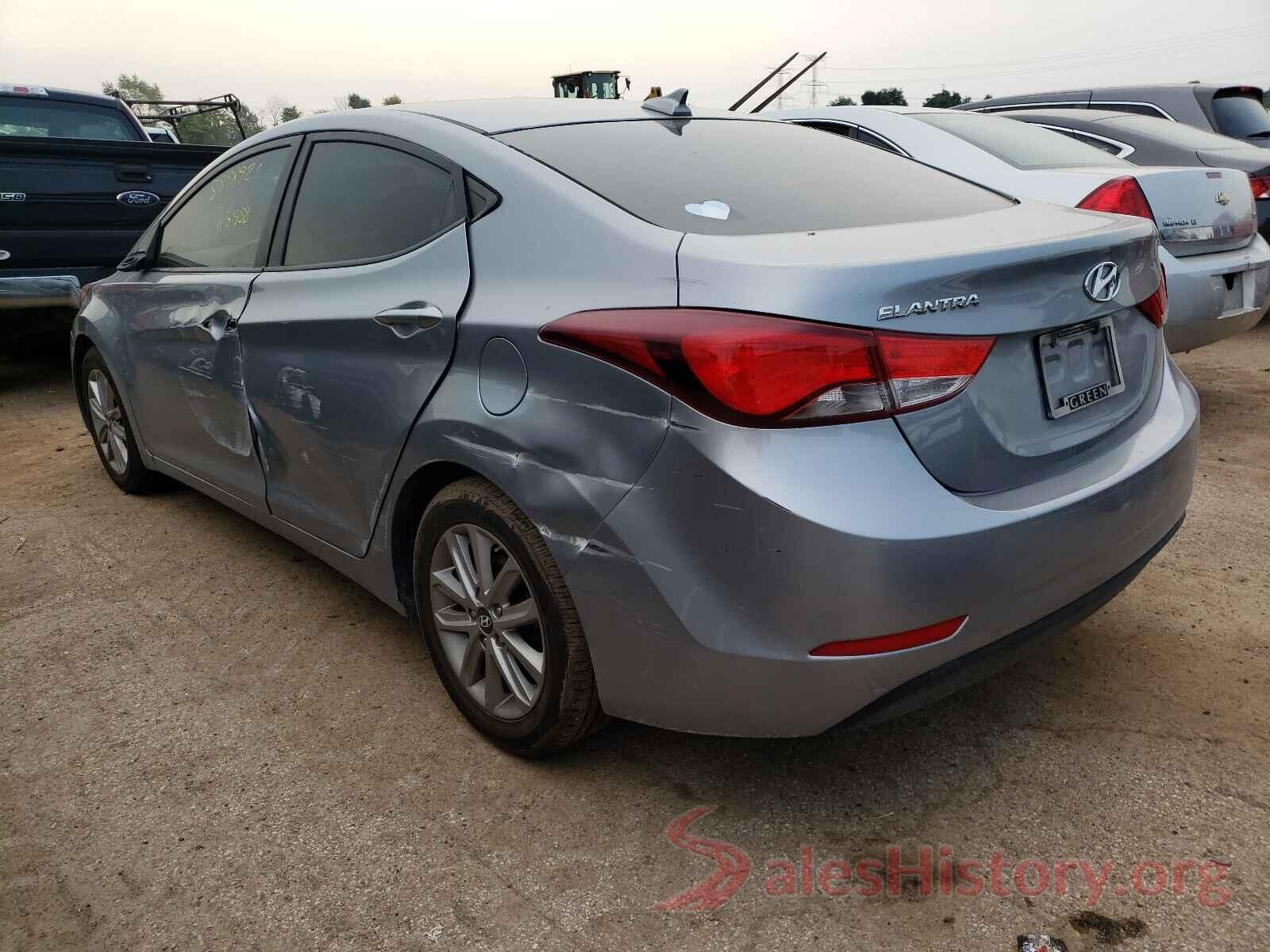 5NPDH4AE3GH681974 2016 HYUNDAI ELANTRA