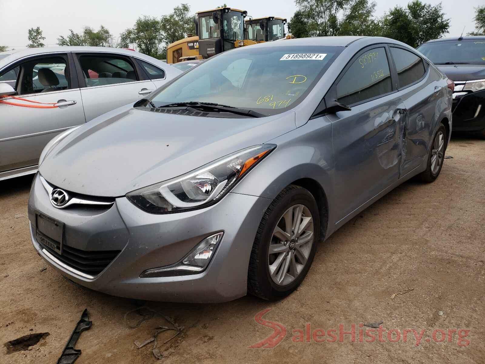 5NPDH4AE3GH681974 2016 HYUNDAI ELANTRA