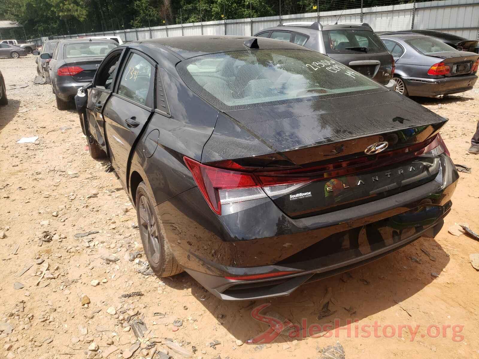 5NPLM4AG1MH036907 2021 HYUNDAI ELANTRA