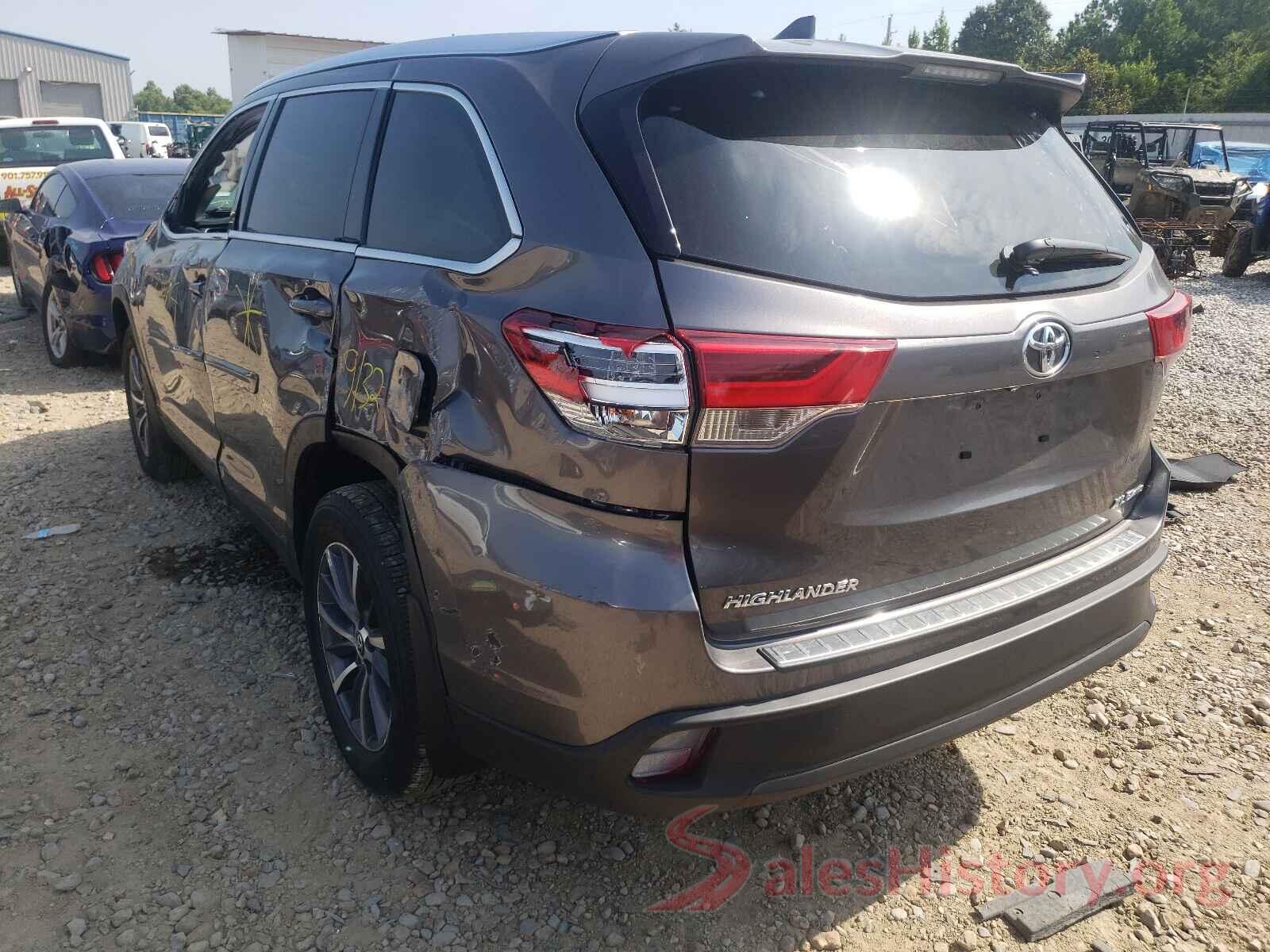 5TDJZRFH5KS936790 2019 TOYOTA HIGHLANDER