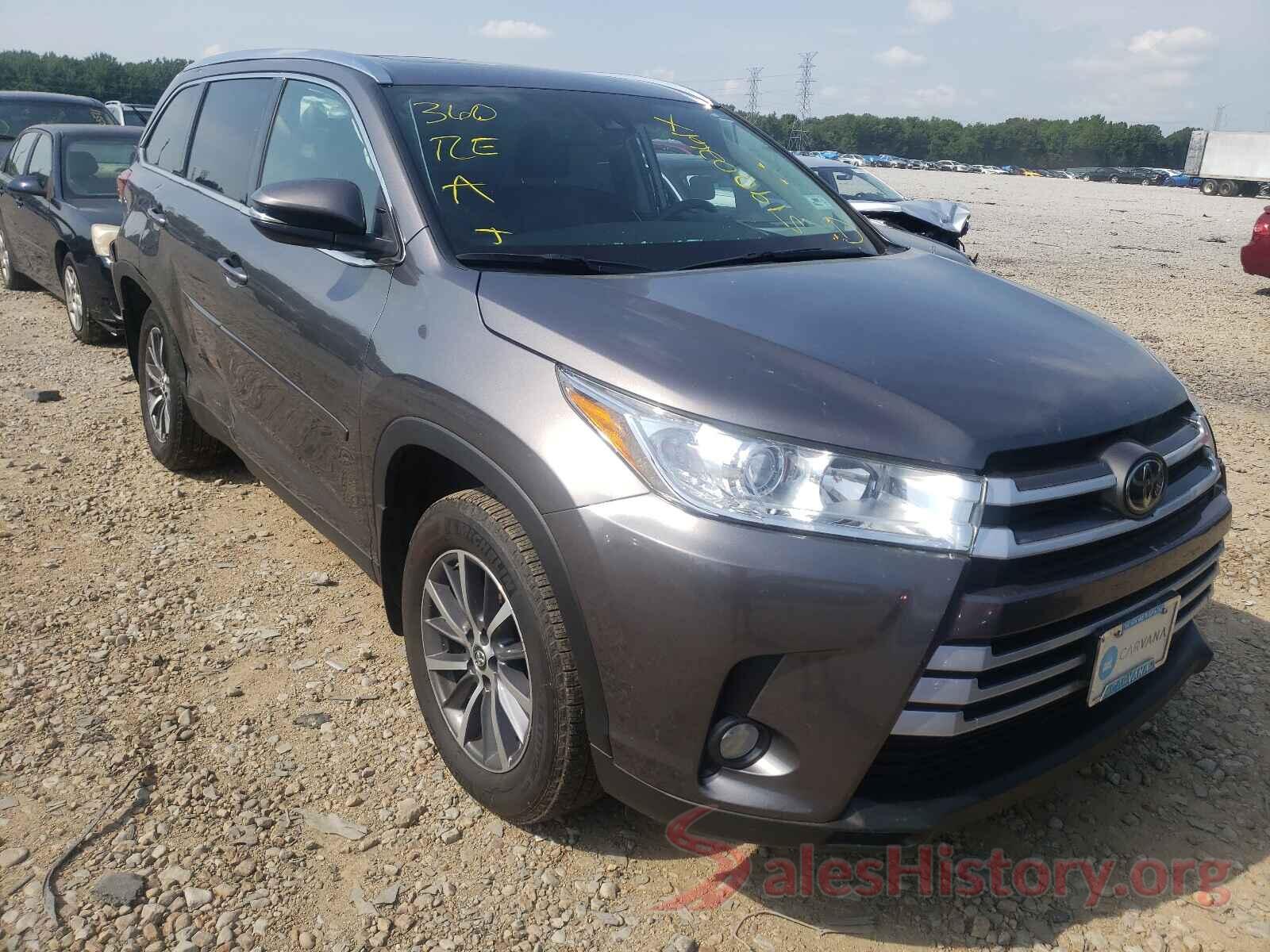 5TDJZRFH5KS936790 2019 TOYOTA HIGHLANDER