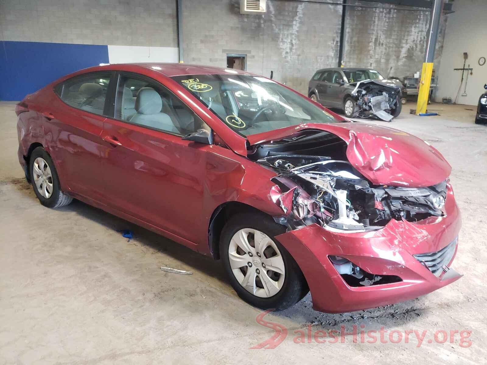 5NPDH4AE4GH795062 2016 HYUNDAI ELANTRA