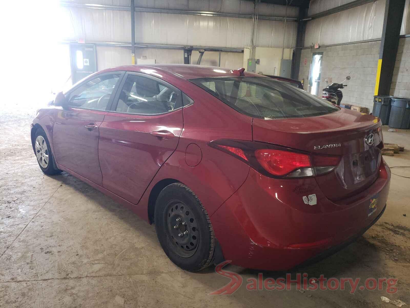 5NPDH4AE4GH795062 2016 HYUNDAI ELANTRA