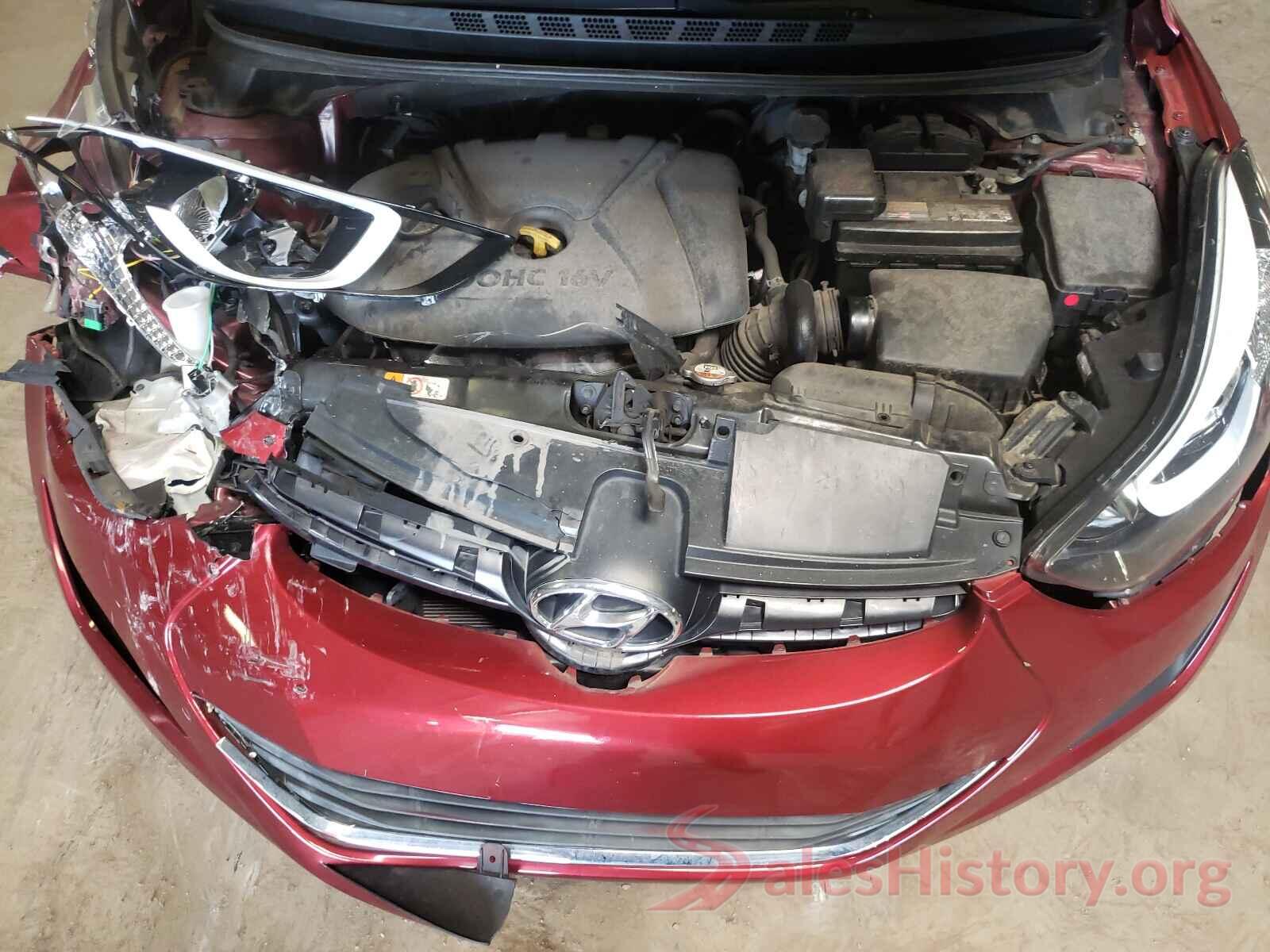 5NPDH4AE4GH795062 2016 HYUNDAI ELANTRA