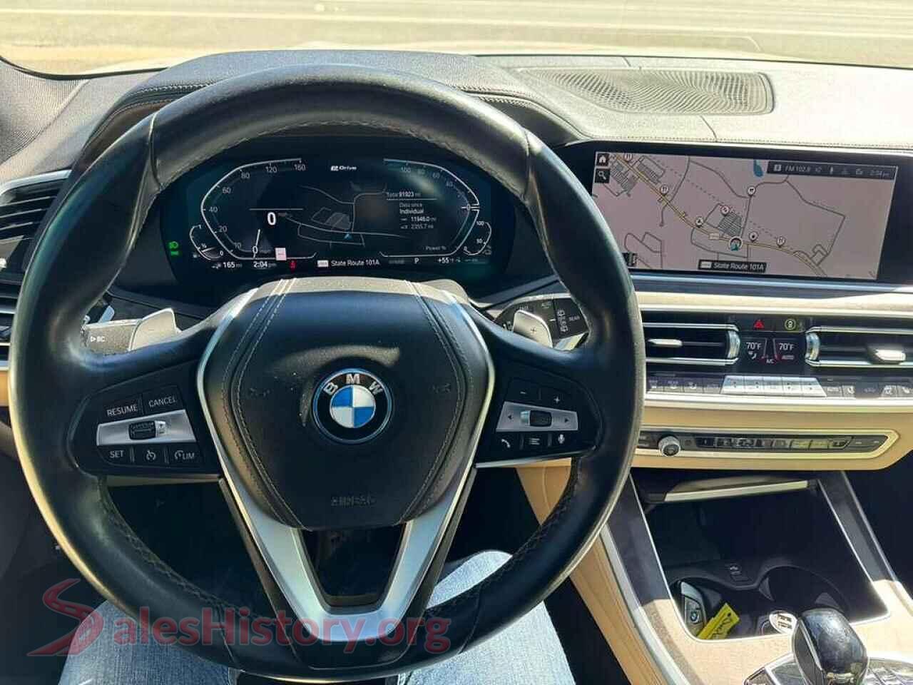 2022 BMW X5 VIN 5UXTA6C04N9L68224, engine bay
