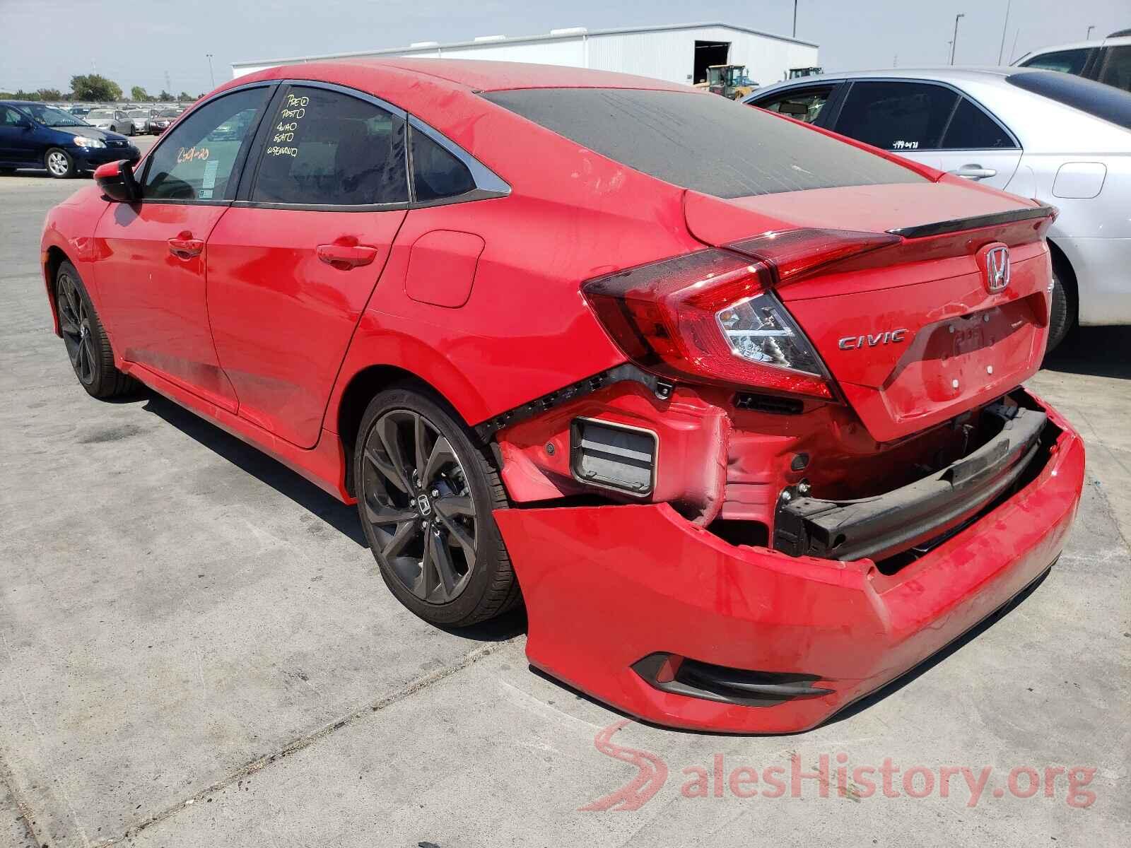 2HGFC2F81LH553641 2020 HONDA CIVIC