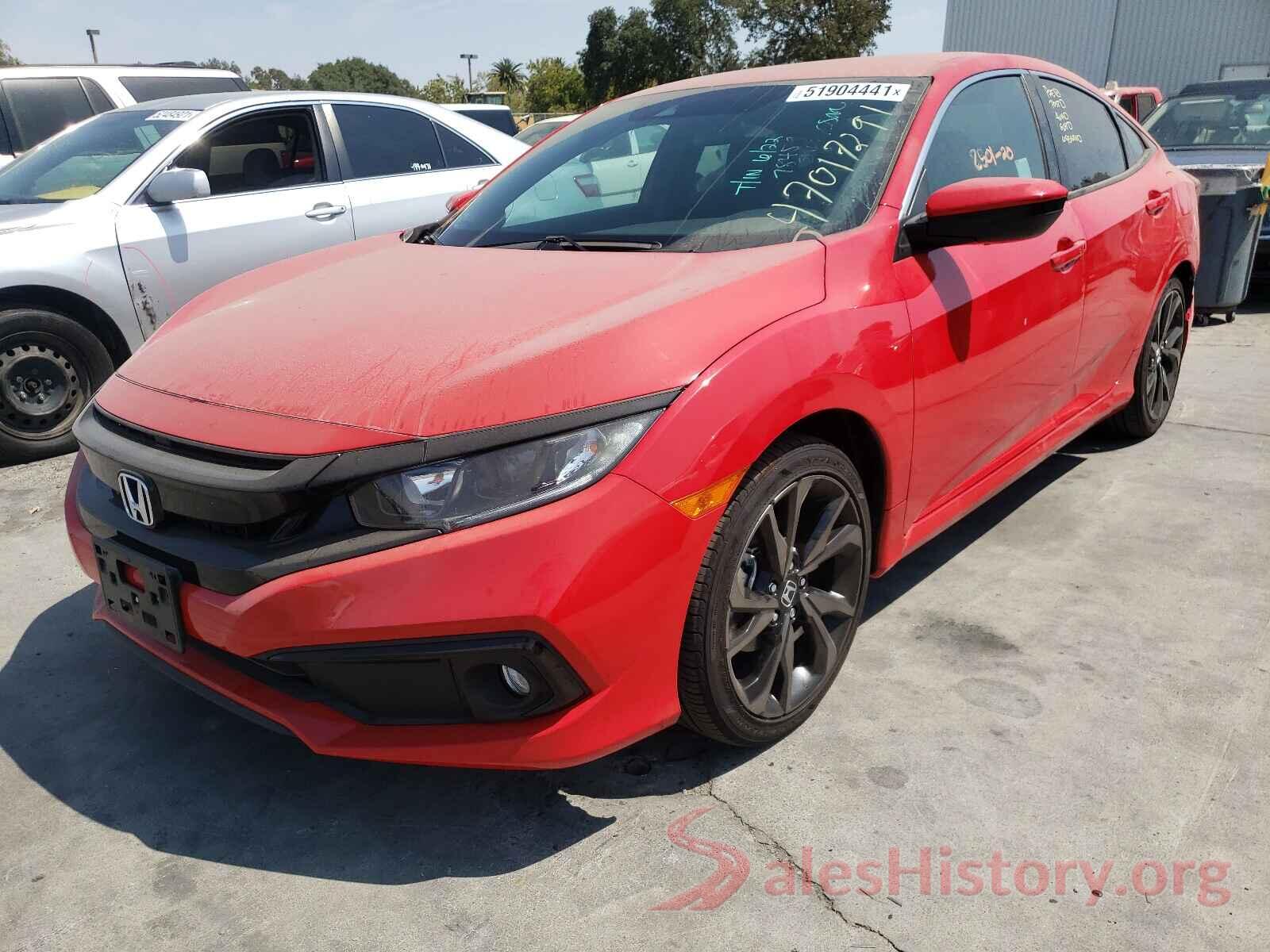 2HGFC2F81LH553641 2020 HONDA CIVIC