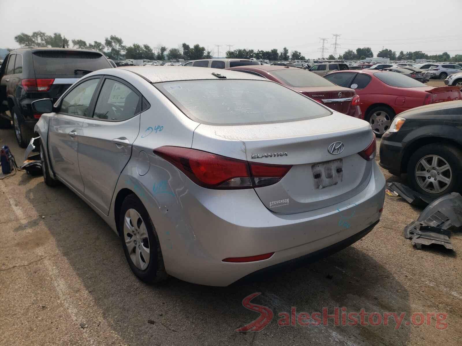 5NPDH4AE3GH705061 2016 HYUNDAI ELANTRA