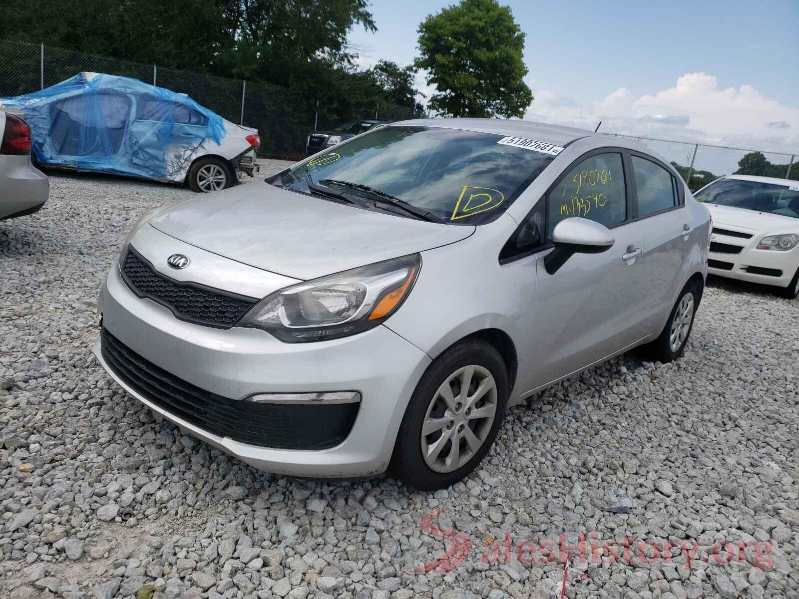 KNADM4A31G6599081 2016 KIA RIO