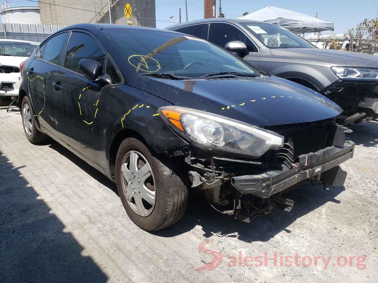 KNAFK4A6XG5462249 2016 KIA FORTE