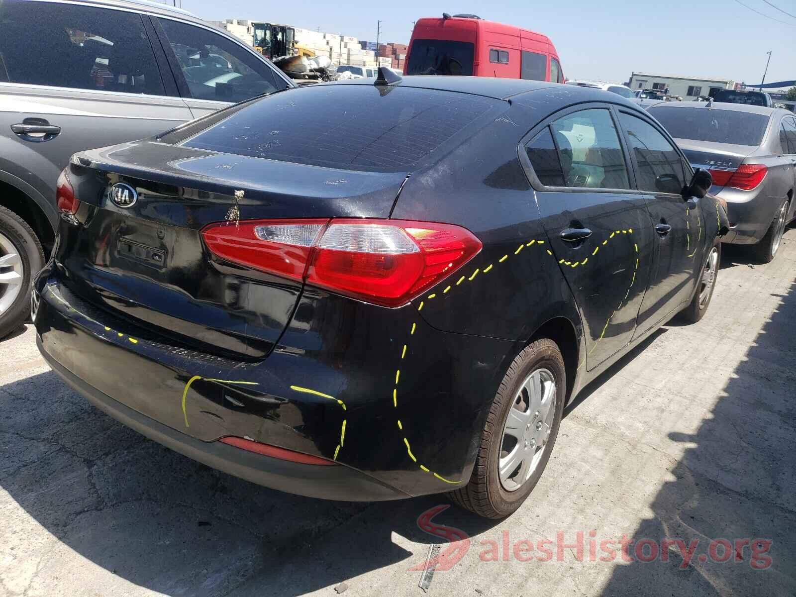 KNAFK4A6XG5462249 2016 KIA FORTE