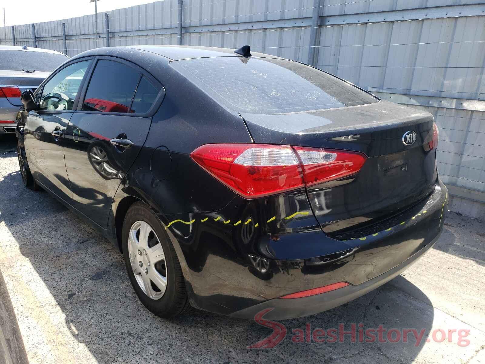 KNAFK4A6XG5462249 2016 KIA FORTE